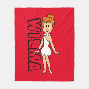 Die Steine Wilma Flintstone Fleecedecke