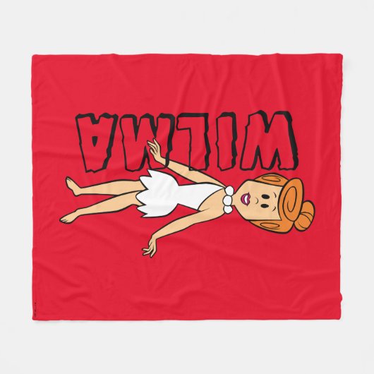 Die Steine | Wilma Flintstone Fleecedecke (Vorderseite (Horizontal))