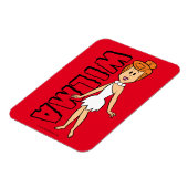 Die Steine | Wilma Flintstone Magnet (Linke Seite)