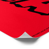 Die Steine | Wilma Flintstone Poster (Ecke)