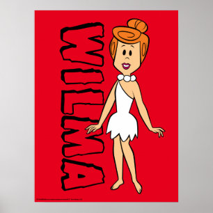 Die Steine   Wilma Flintstone Poster