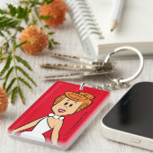 Die Steine | Wilma Flintstone Schlüsselanhänger (Vorderseite rechts)