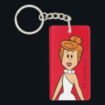 Die Steine | Wilma Flintstone Schlüsselanhänger<br><div class="desc">Karo aus Wilma Flintstone lächelnd.</div>