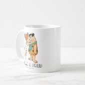 Die Steine | Wilma Kissing Fred Kaffeetasse (Vorderseite Links)