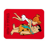 Die Steine | Wilma Kissing Fred Magnet (Horizontal)