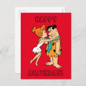 Die Steine | Wilma Kissing Fred Postkarte (Vorne/Hinten)