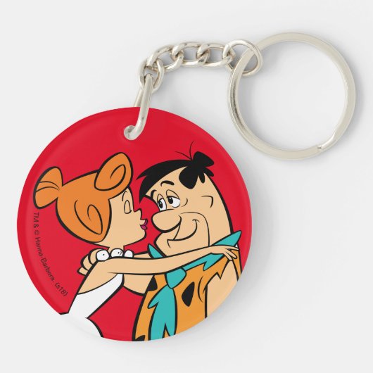 Die Steine | Wilma Kissing Fred Schlüsselanhänger (Rückseite)