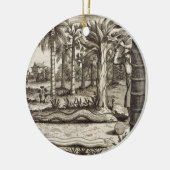 Die Steinschlange, "von der China illustriert" Keramik Ornament (Links)