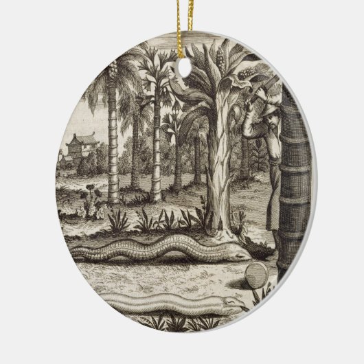 Die Steinschlange, "von der China illustriert" Keramik Ornament (Links)