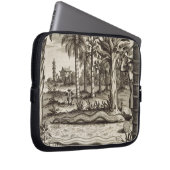 Die Steinschlange, "von der China illustriert" Laptopschutzhülle (Vorne Rechts)