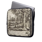 Die Steinschlange, "von der China illustriert" Laptopschutzhülle (Vorderseite Links)