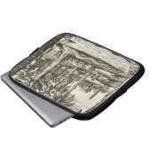 Die Steinschlange, "von der China illustriert" Laptopschutzhülle (Vorne Knopf)