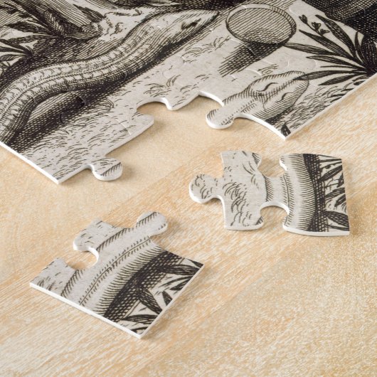 Die Steinschlange, "von der China illustriert" Puzzle (Seite)