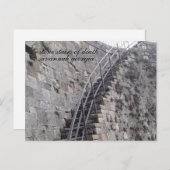 die Steintreppe des Todes Savanne Georgia Postkarte (Vorne/Hinten)