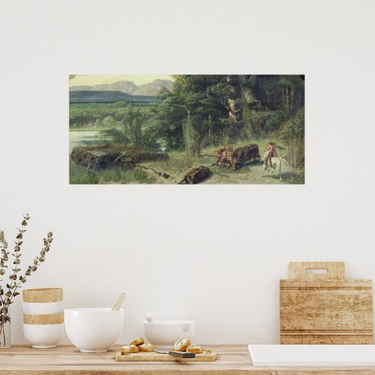 Die Steinzeit Poster (Küche)
