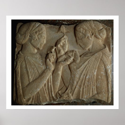 Die Stele der Pharsalos, die die Verherrlichung de Poster (Vorne)