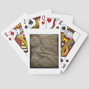 Die Stele der Pharsalos, die die Verherrlichung de Spielkarten