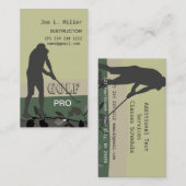 Die Stellen spielen, die das Golfball-Grün modern Visitenkarte (Vorne/Hinten)