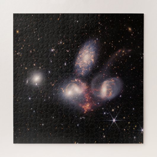 Die Stephans Quintet-Galaxien | JWST Puzzle (Horizontal)