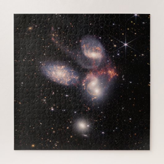 Die Stephans Quintet-Galaxien | JWST Puzzle (Vertikal)