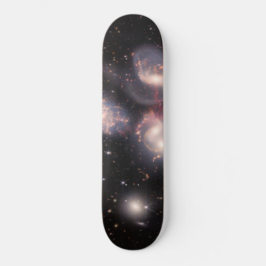 Die Stephans Quintet-Galaxien | JWST Skateboard (Vorderseite)
