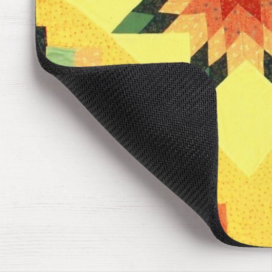 Die Steppdecke der Großmutter Mousepad (Ecke)