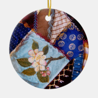 Die Steppdecke der nähenden - Patchwork - Keramikornament