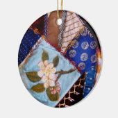 Die Steppdecke der nähenden - Patchwork - Keramikornament (Links)