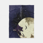 Die Sterblichkeit und der Mond Fleecedecke (Vorderseite)
