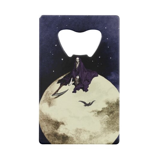Die Sterblichkeit und der Mond Geldkarten Flaschenöffner (Vorderseite)