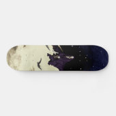 Die Sterblichkeit und der Mond Skateboard (Horizontal)
