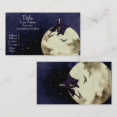 Die Sterblichkeit und der Mond Visitenkarte (Vorne/Hinten)