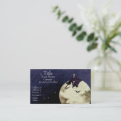 Die Sterblichkeit und der Mond Visitenkarte (Stehend Vorderseite)