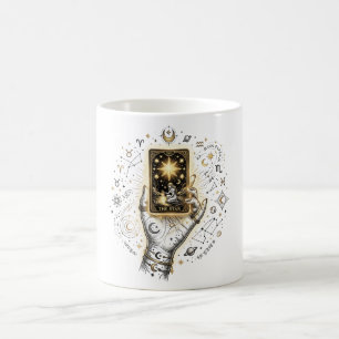 Die Stern-Tarotkarte Leuchtende Himmels-Mystische Kaffeetasse
