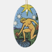 Die Stern-Verzierung Keramikornament (Rechts)