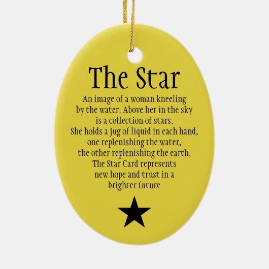Die Stern-Verzierung Keramikornament (Hinten)