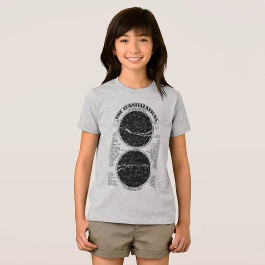 Die Sternbilder Tri-Blend Shirt (Vorderseite Voll)