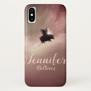 Die Sterne auf den Flügeln eines Schweins Case-Mate iPhone Hülle