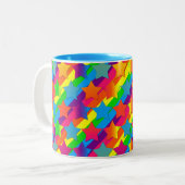 Die Sterne auf der Tasse "Streifen-Zwei" (Vorderseite Links)