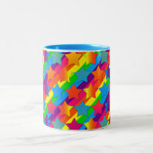 Die Sterne auf der Tasse "Streifen-Zwei" (Mittel)