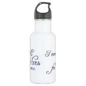Die Sterne bewegen Edelstahlflasche (Vorderseite)