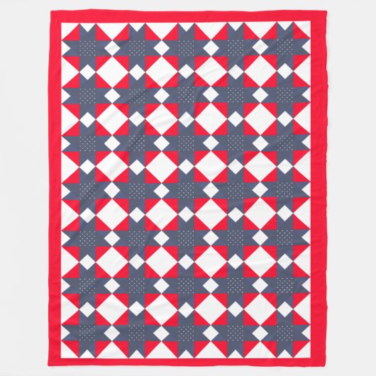 Die Sterne der Hope Americana Shower Fleece Blanke (Vorderseite)