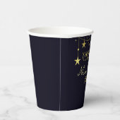 Die Sterne der Neujahrsbotschaft Pappbecher (Rechts)