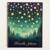 Die Sterne erreichen - Jahresplaner in Grün Planer (Vorderseite)