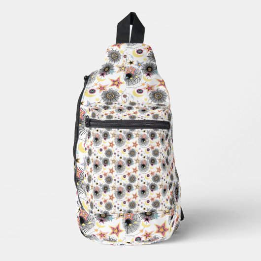Die Sterne Gemustert Tote Bag Crossbody Bag (Vorderseite)