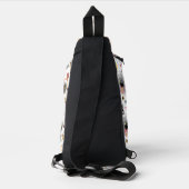 Die Sterne Gemustert Tote Bag Crossbody Bag (Rückseite)