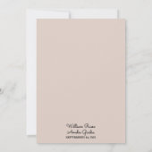 Die Sterne Glam Bright Pastel Ombre Glitzer Hochze Einladung (Rückseite)