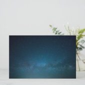 Die Sterne in der Nacht Briefpapier (Stehend Vorderseite)