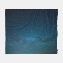 Die Sterne in der Nacht Fleecedecke