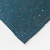 Die Sterne in der Nacht Fleecedecke (Ecke)